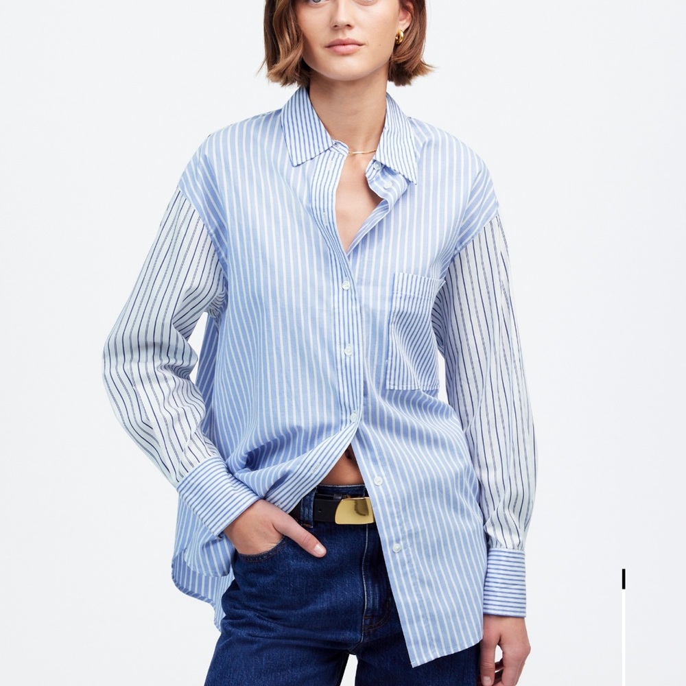 Madewell oversized button up shirt